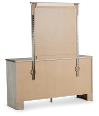 Blueridge Two-tone Dresser & Mirror