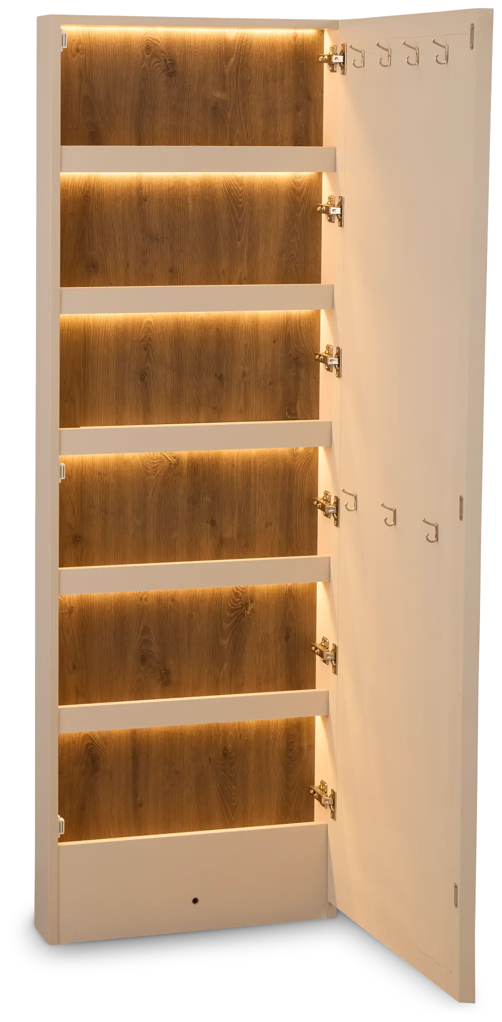 Brasilia Light Beige Storage Floor Mirror Brasilia Light Beige Storage Floor Mirror