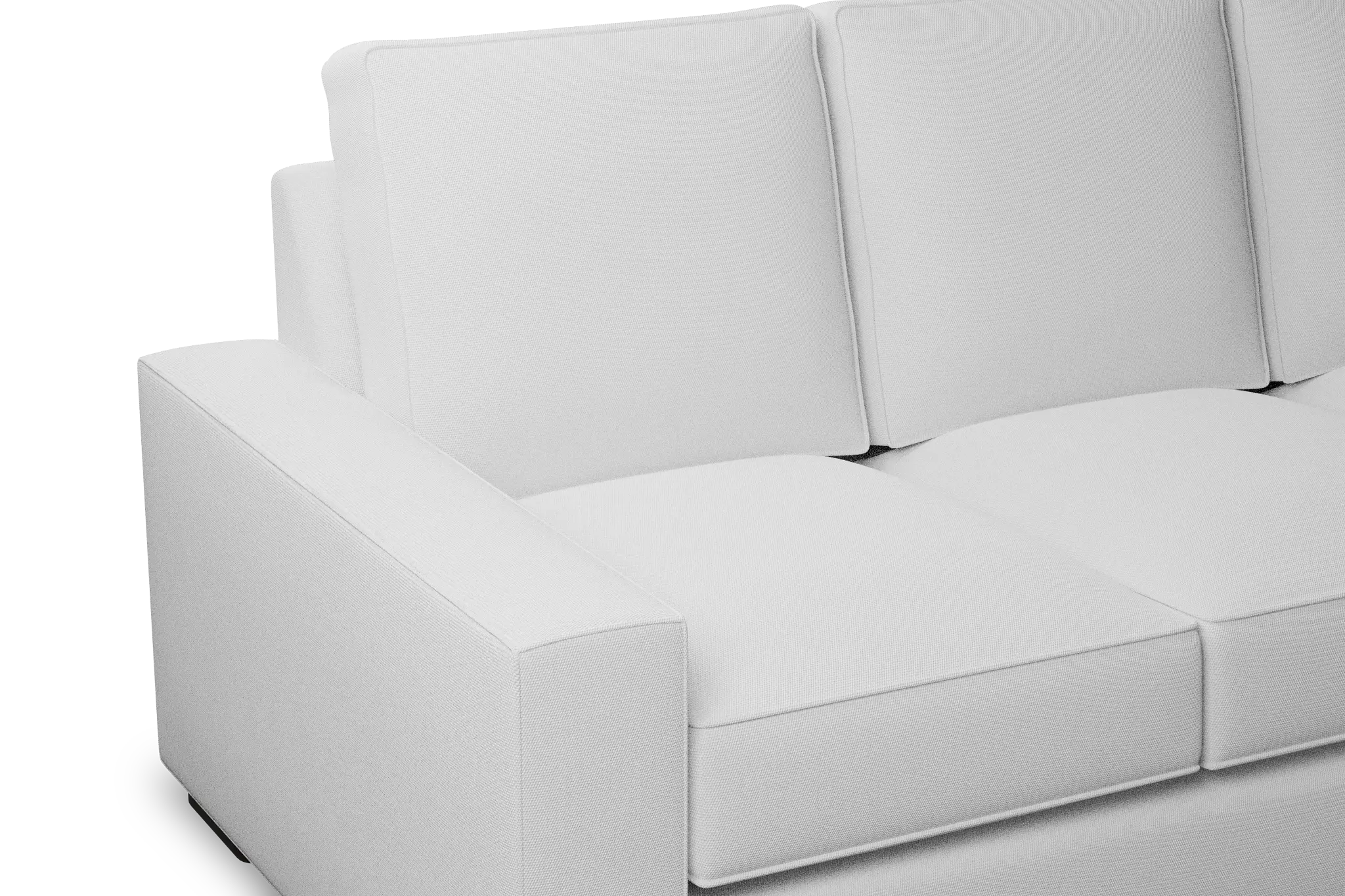 Edgewater Peyton White 84" Sofa W/ 3 Cushions Edgewater Peyton White 84" Sofa W/ 3 Cushions