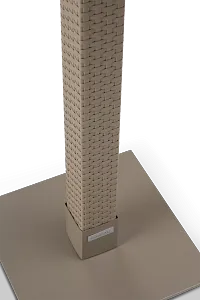 Lisbon Khaki 27" Square Table