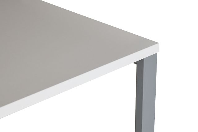 Clark White 32" Return Desk