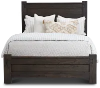 Salt Lake Dark Tone Poster Bed