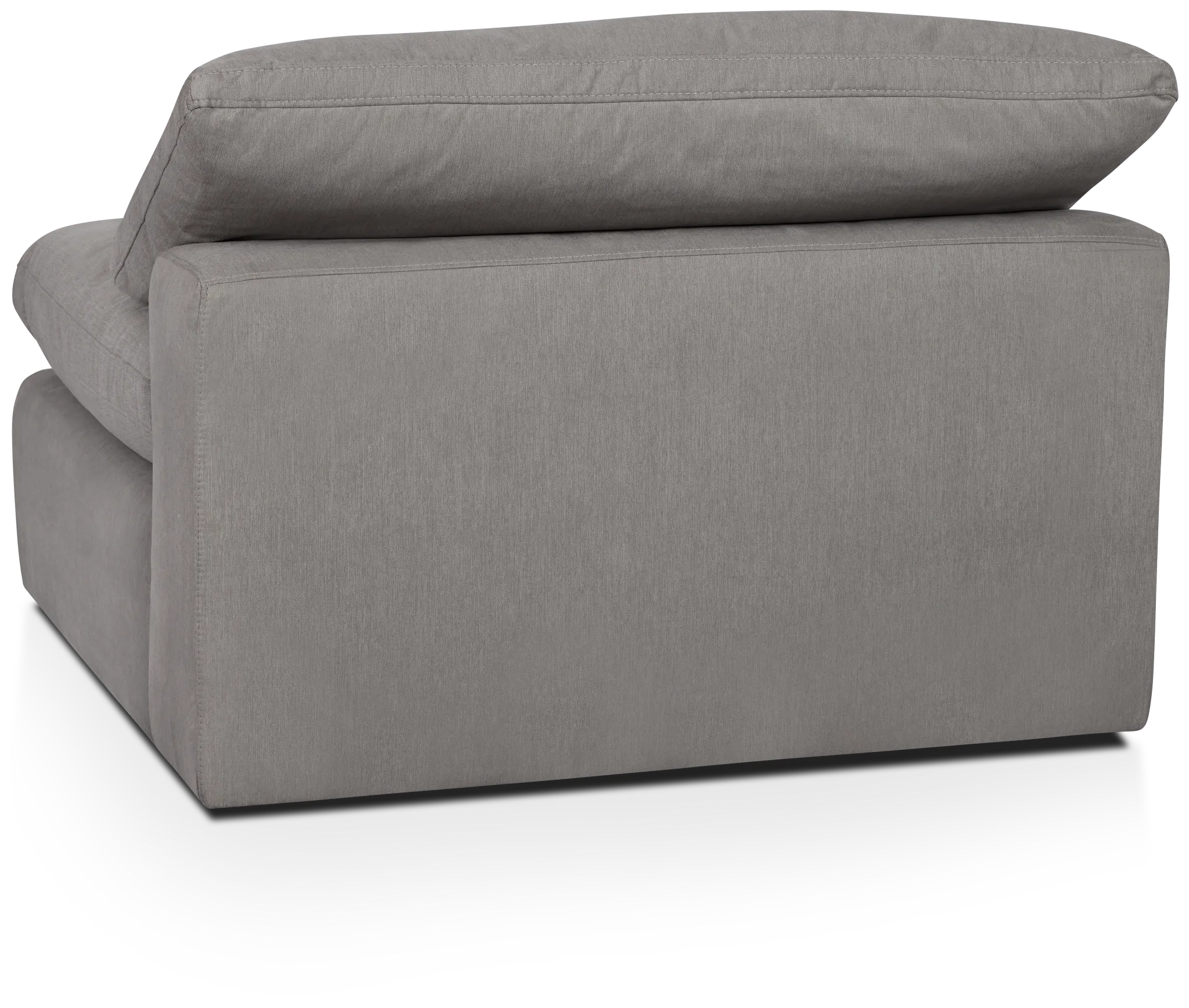 Nixon Light Gray Fabric Armless Chair