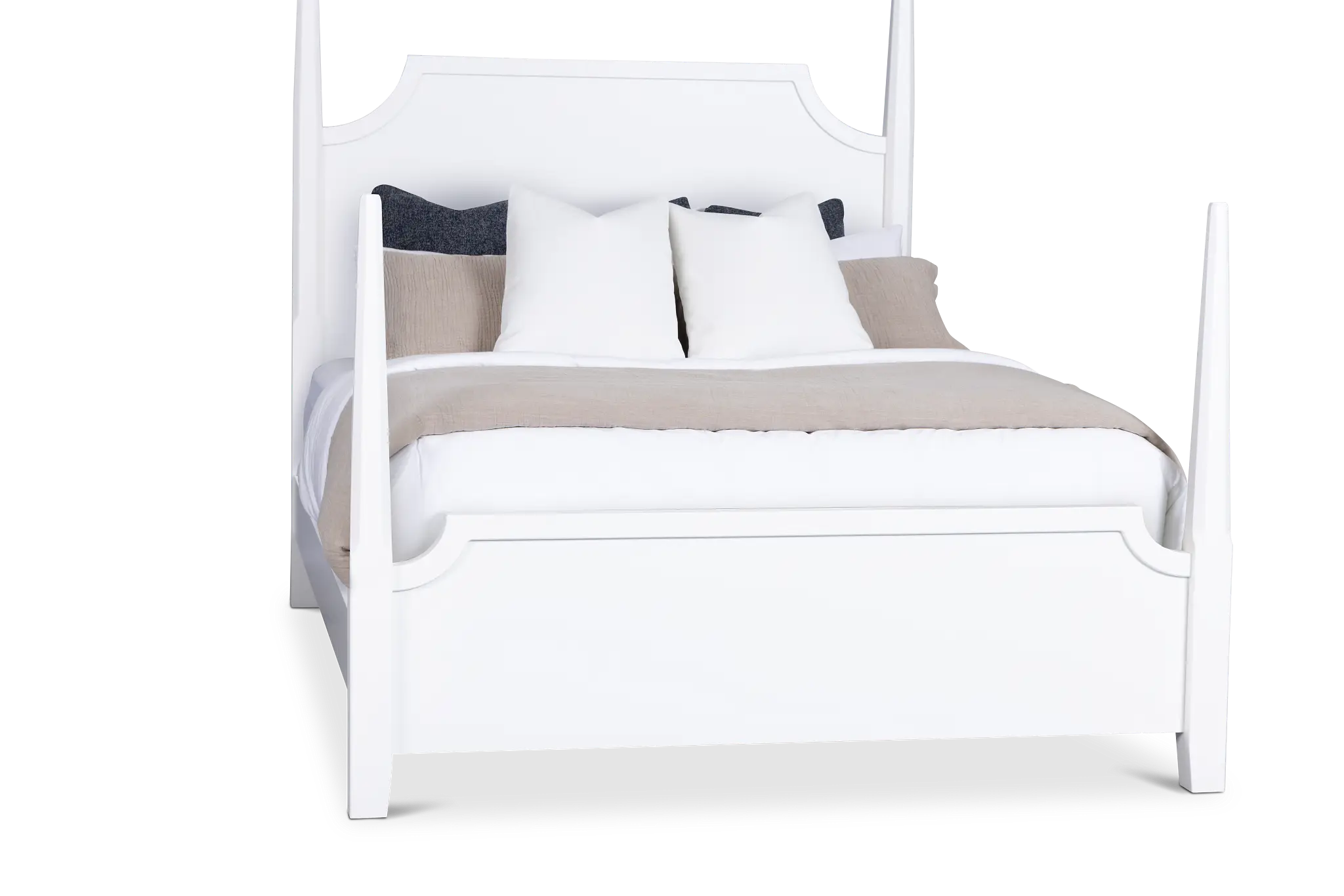Carolina White Poster Bed Carolina White Poster Bed