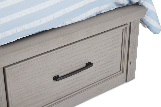 Napa Gray Sleigh Bed