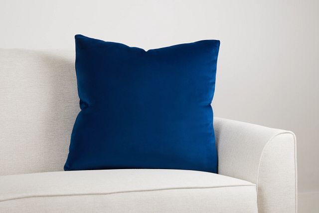 Reign Dark Blue 22" Accent Pillow