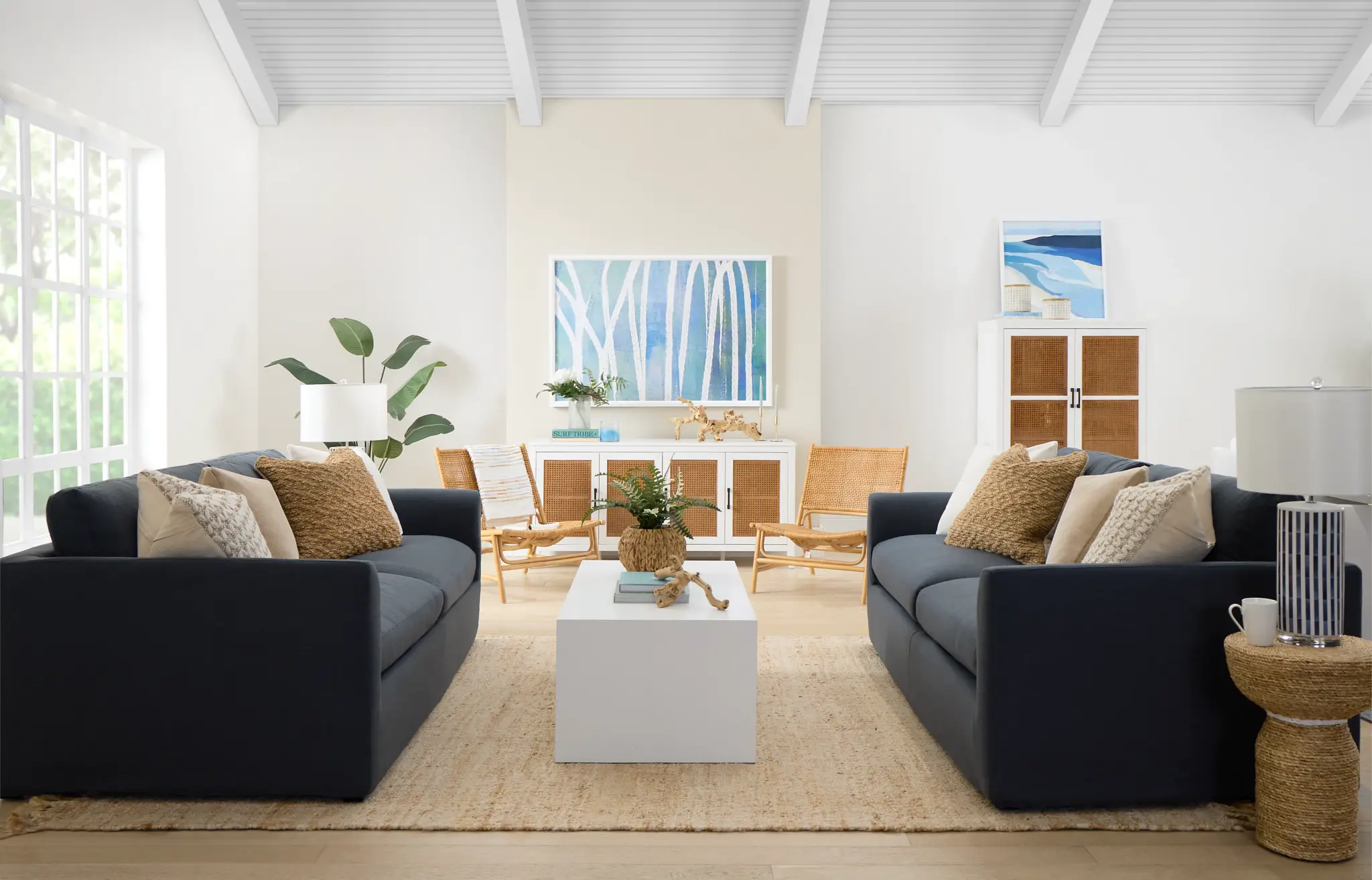 Nantucket Collection: Relaxed, Coastal-Inspired Neutral Living Room Design Nantucket Collection: Relaxed, Coastal-Inspired Neutral Living Room Design