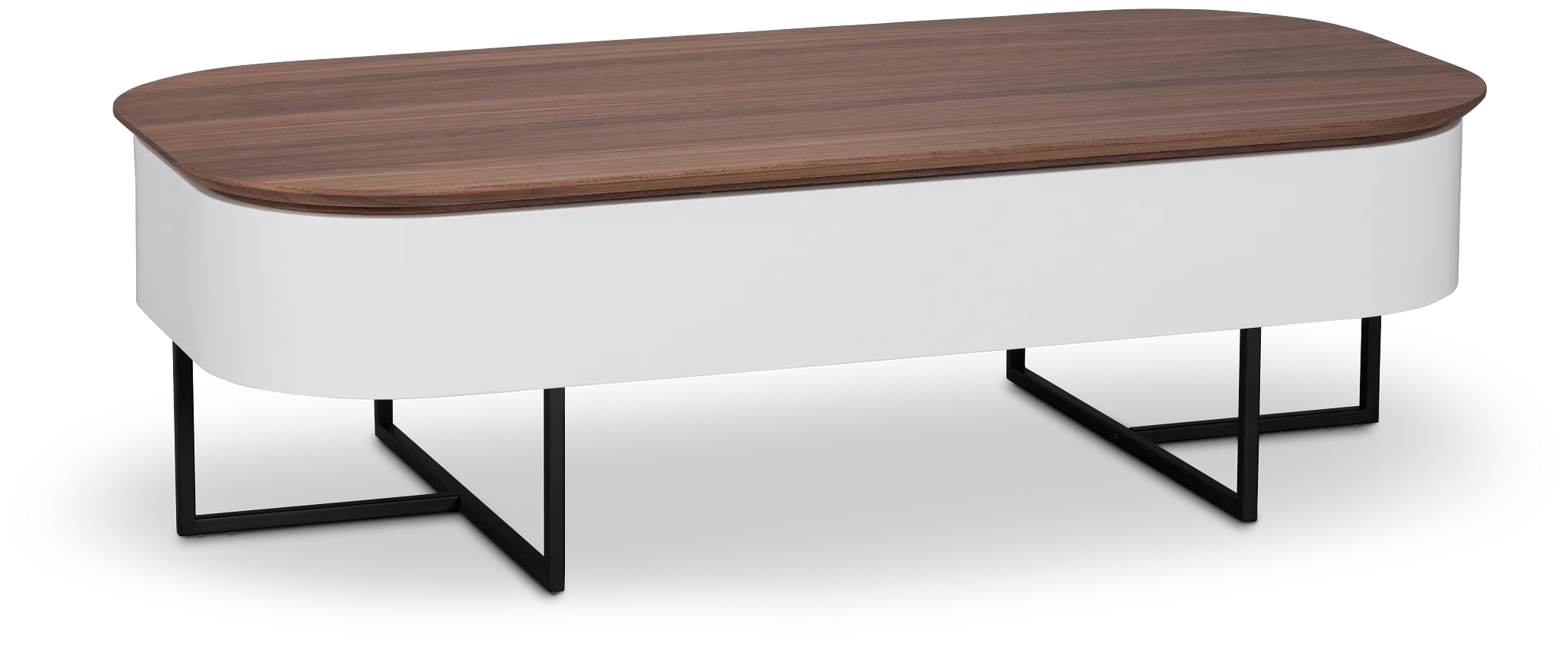 Harlan White Rect Coffee Table