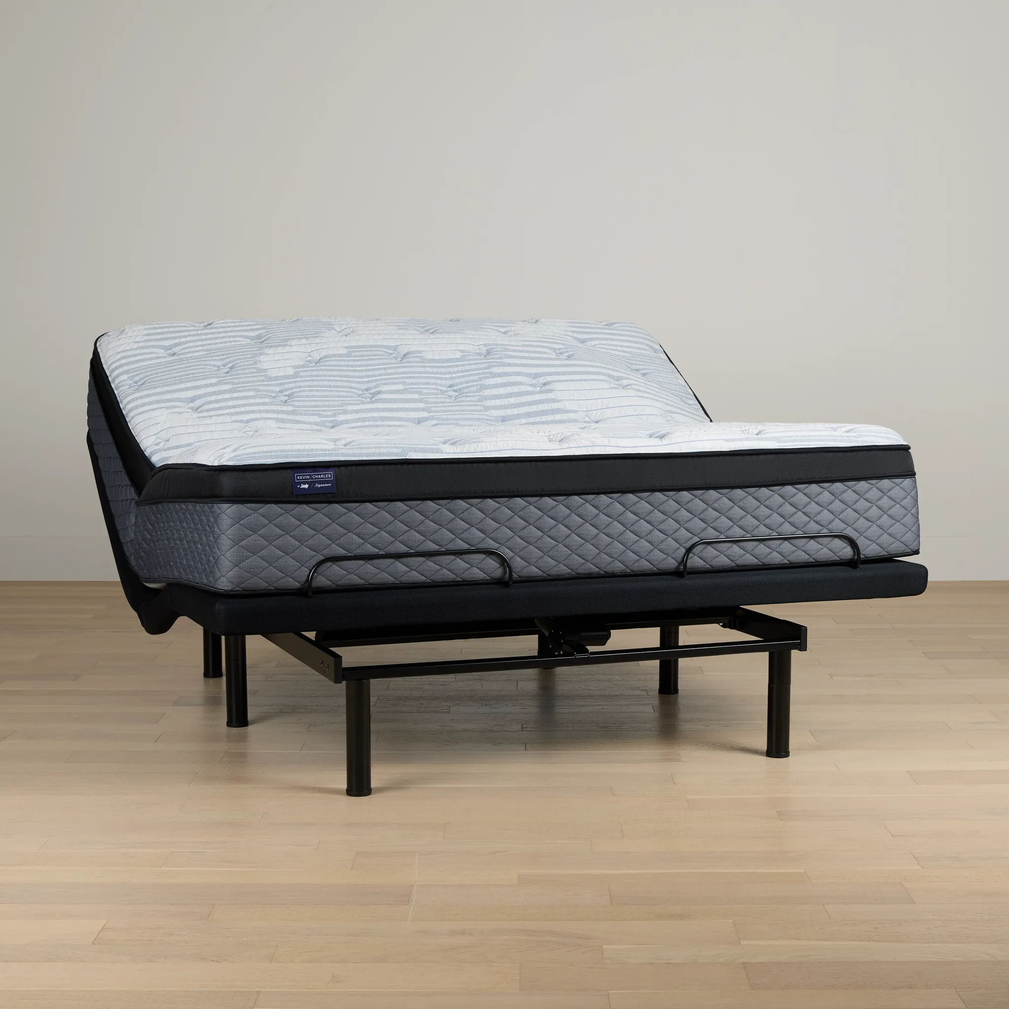 Kevin Charles By Sealy Signature Plush Plus Adjustable Mattress Set