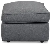 Siesta Delray Dark Gray Fabric Ottoman