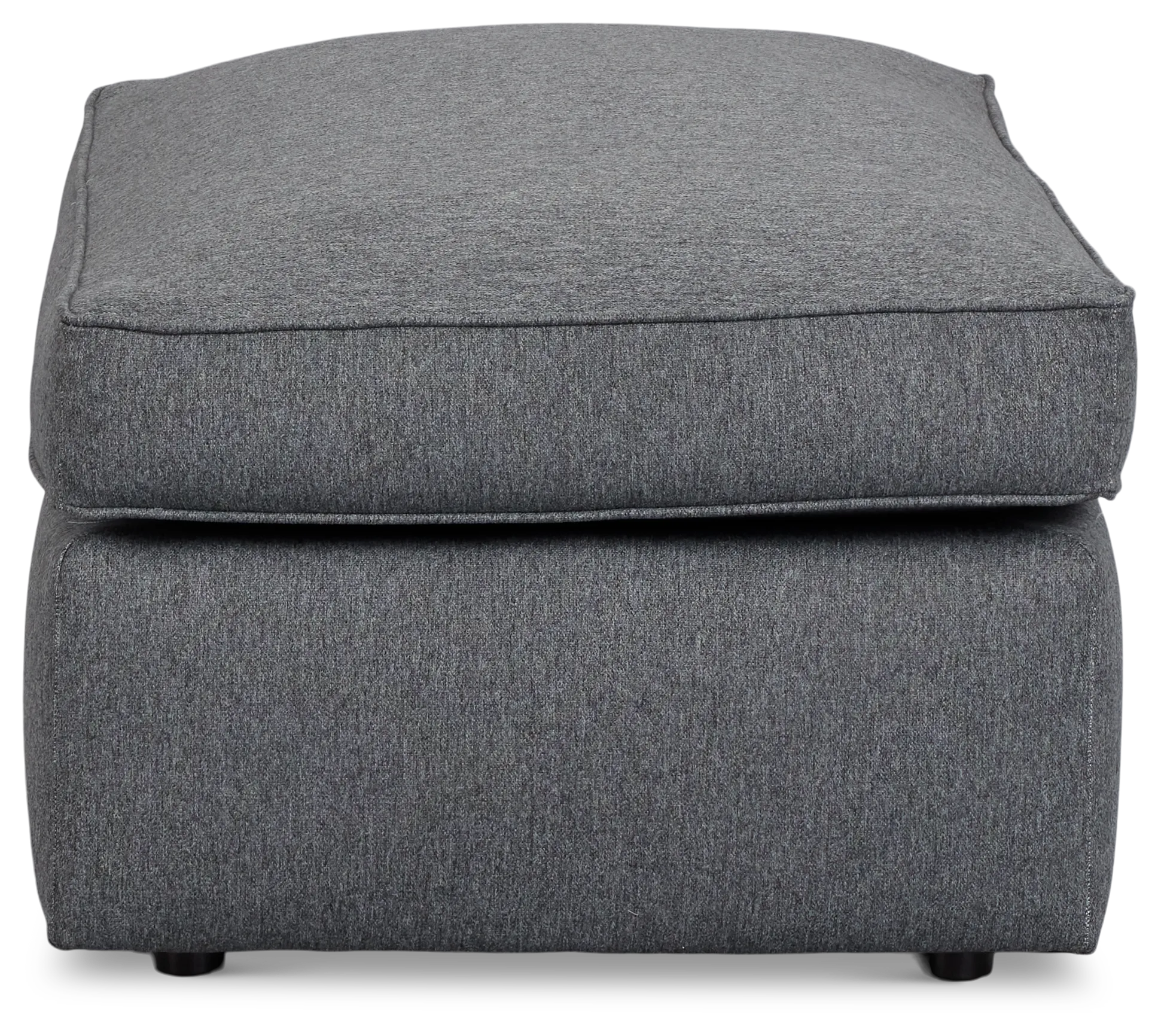 Siesta Delray Dark Gray Fabric Ottoman