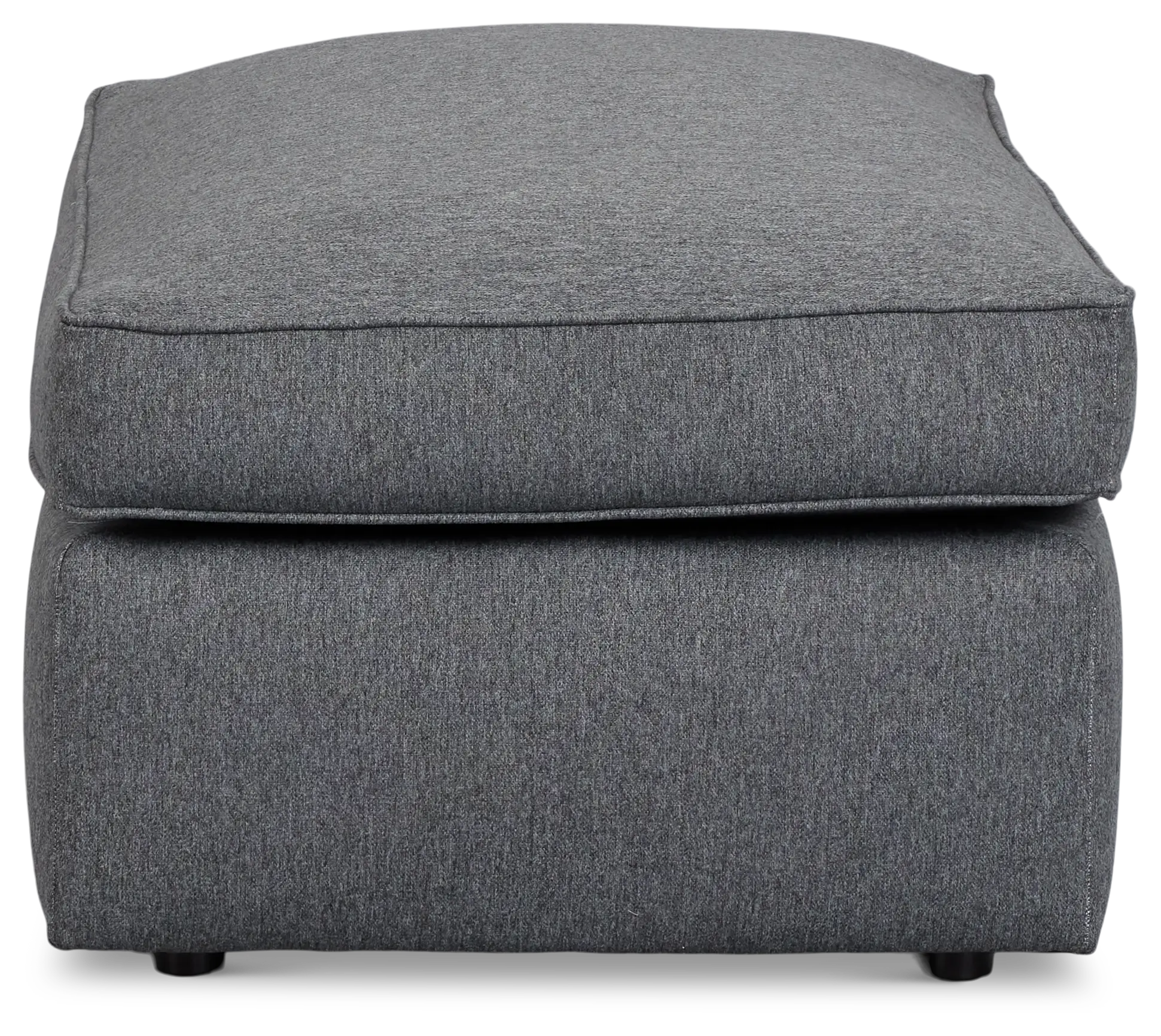 Siesta Delray Dark Gray Fabric Ottoman Siesta Delray Dark Gray Fabric Ottoman
