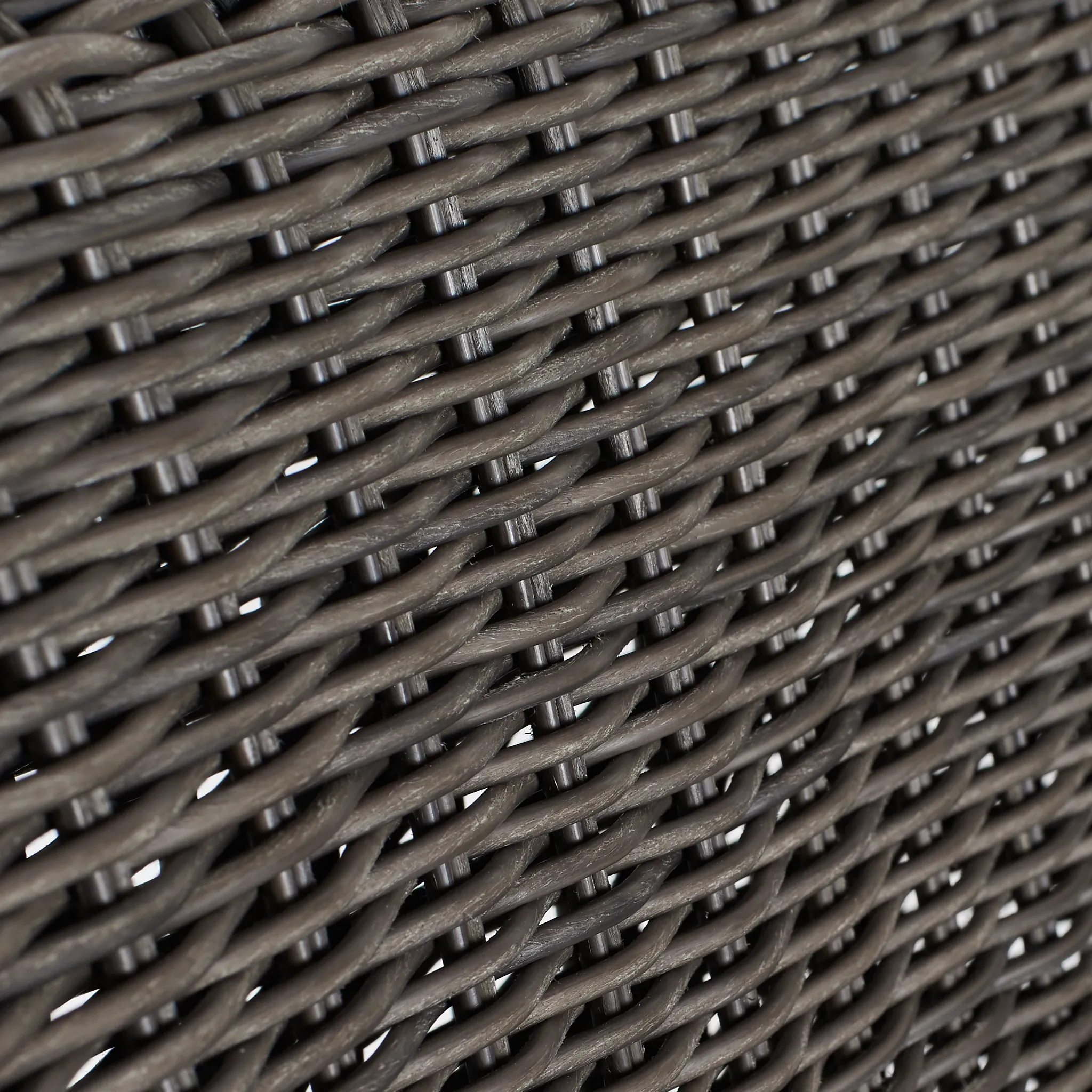 Canyon Gray Woven Dining Bench