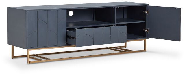 Nola Gray Accent Tv Stand (2)