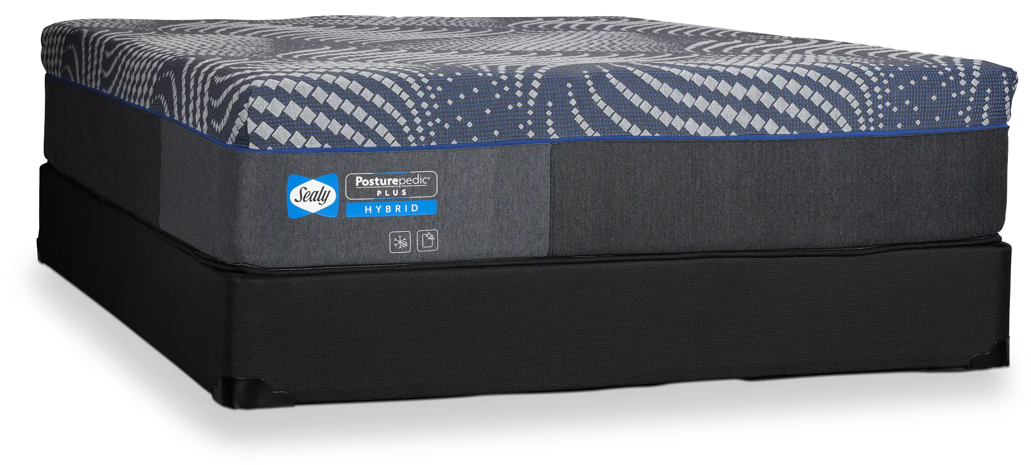 Sealy Posturpedic Plus Hybrid Albany Medium Mattress Set Sealy Posturpedic Plus Hybrid Albany Medium Mattress Set