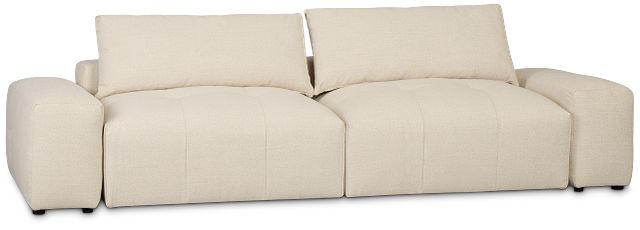 Remi Light Beige Fabric 2-piece Modular Sofa