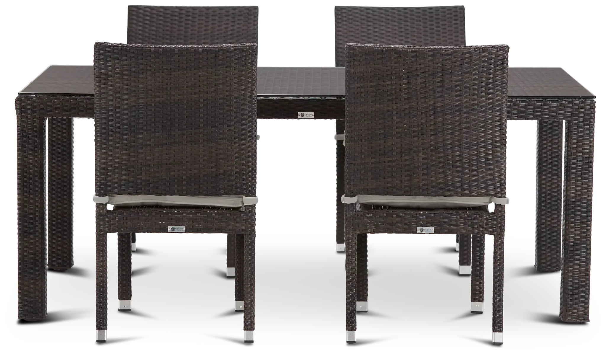 Zen Gray 72" Rectangular Table & 4 Chairs Zen Gray 72" Rectangular Table & 4 Chairs