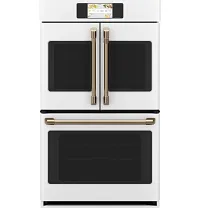Cafe 90 Series White 30" Double Electric Oven