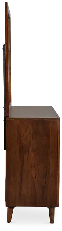 Palmdale Dark Tone Dresser & Mirror