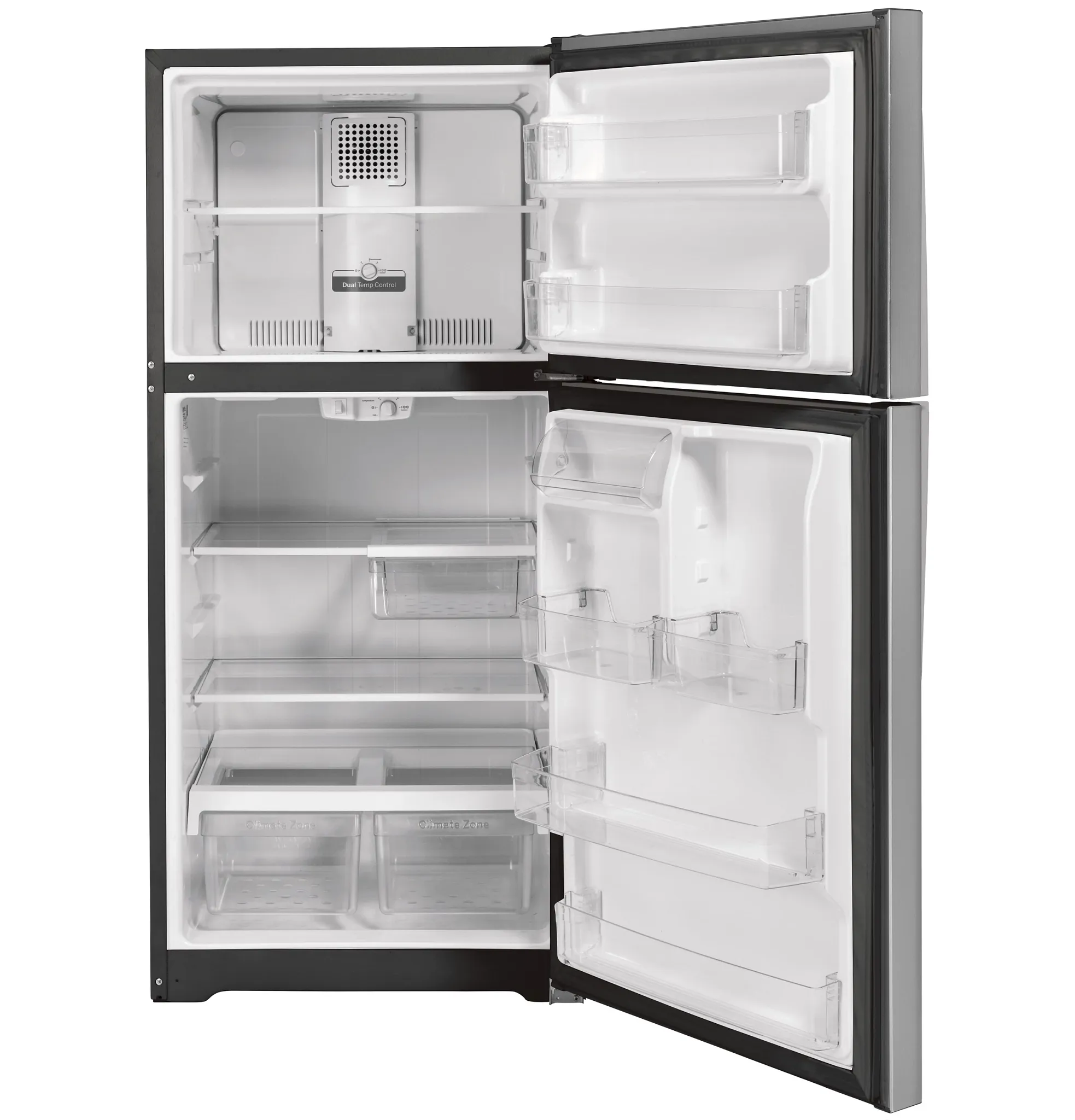 Ge 19 Series Stainless Steel Top Freezer Refrigerator