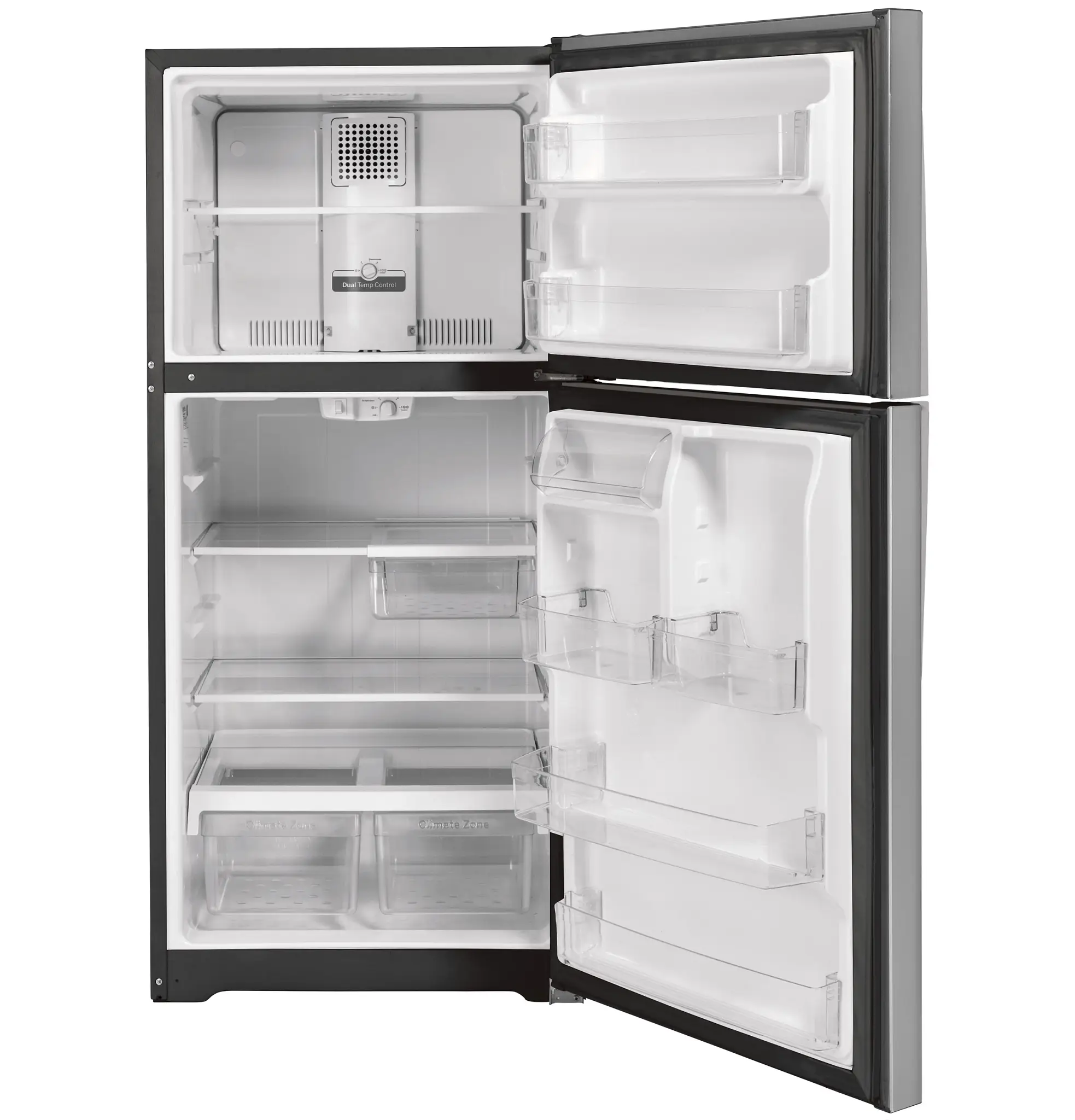 Ge 19 Series Stainless Steel Top Freezer Refrigerator Ge 19 Series Stainless Steel Top Freezer Refrigerator