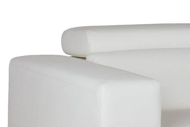 Maxwell White Micro Right Chaise Sectional