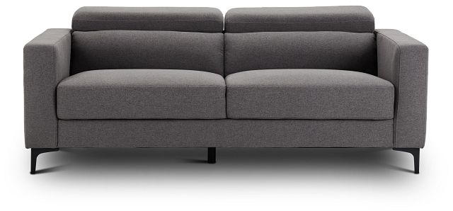 Trenton Dark Gray Fabric Sofa (1)