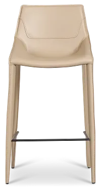 Wakefield Beige 27" Upholstered Barstool