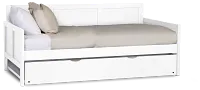 Charleston White Panel Trundle Bed