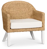 Marley Light Tone Woven Accent Chair