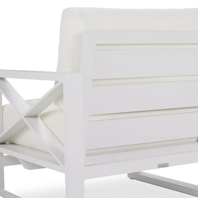 Linear White Rocking Chair (8)