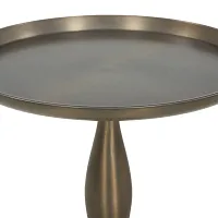Sila Gold Aluminum End Table