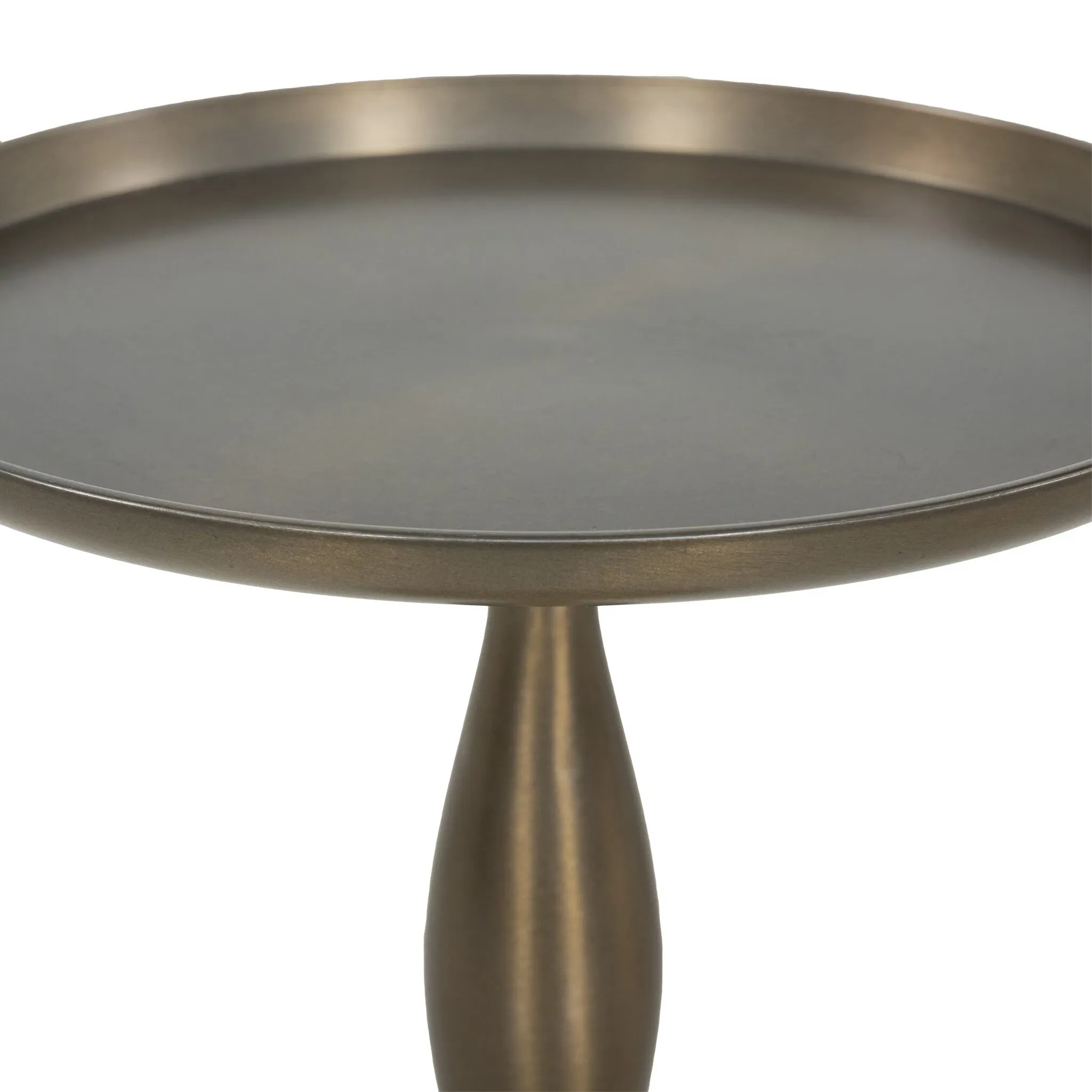 Sila Gold Aluminum End Table