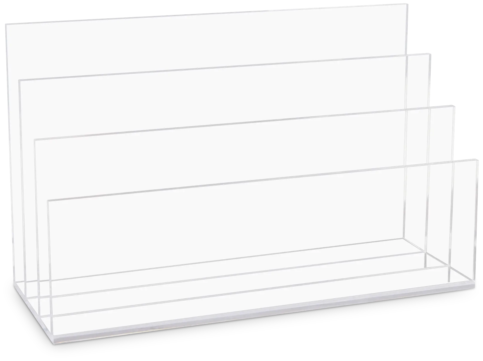 Devi Clear Acrylic File Organizer Devi Clear Acrylic File Organizer