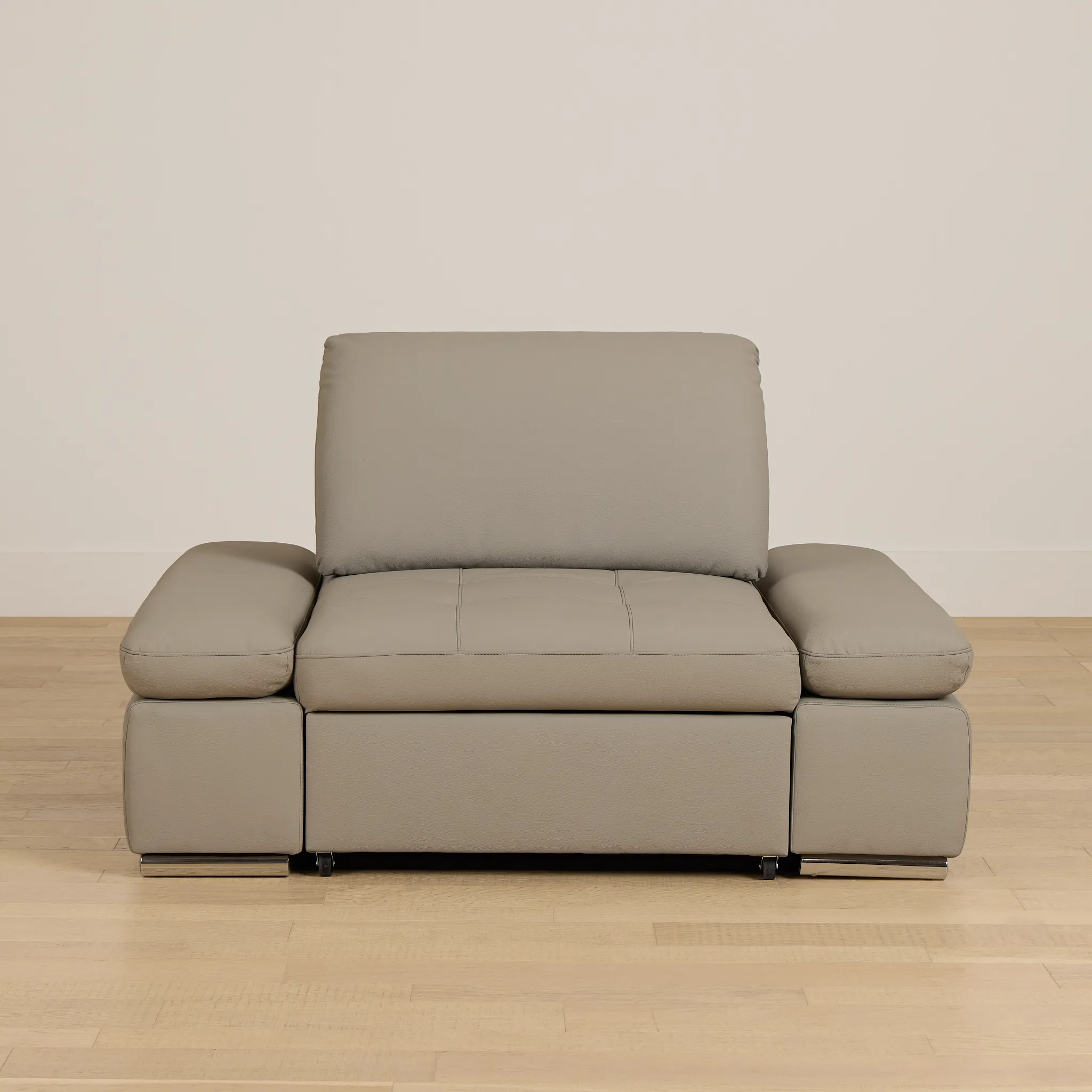 Eden Gray Micro Chair Pull-up Sleeper