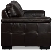 Braden Dark Brown Leather Sofa