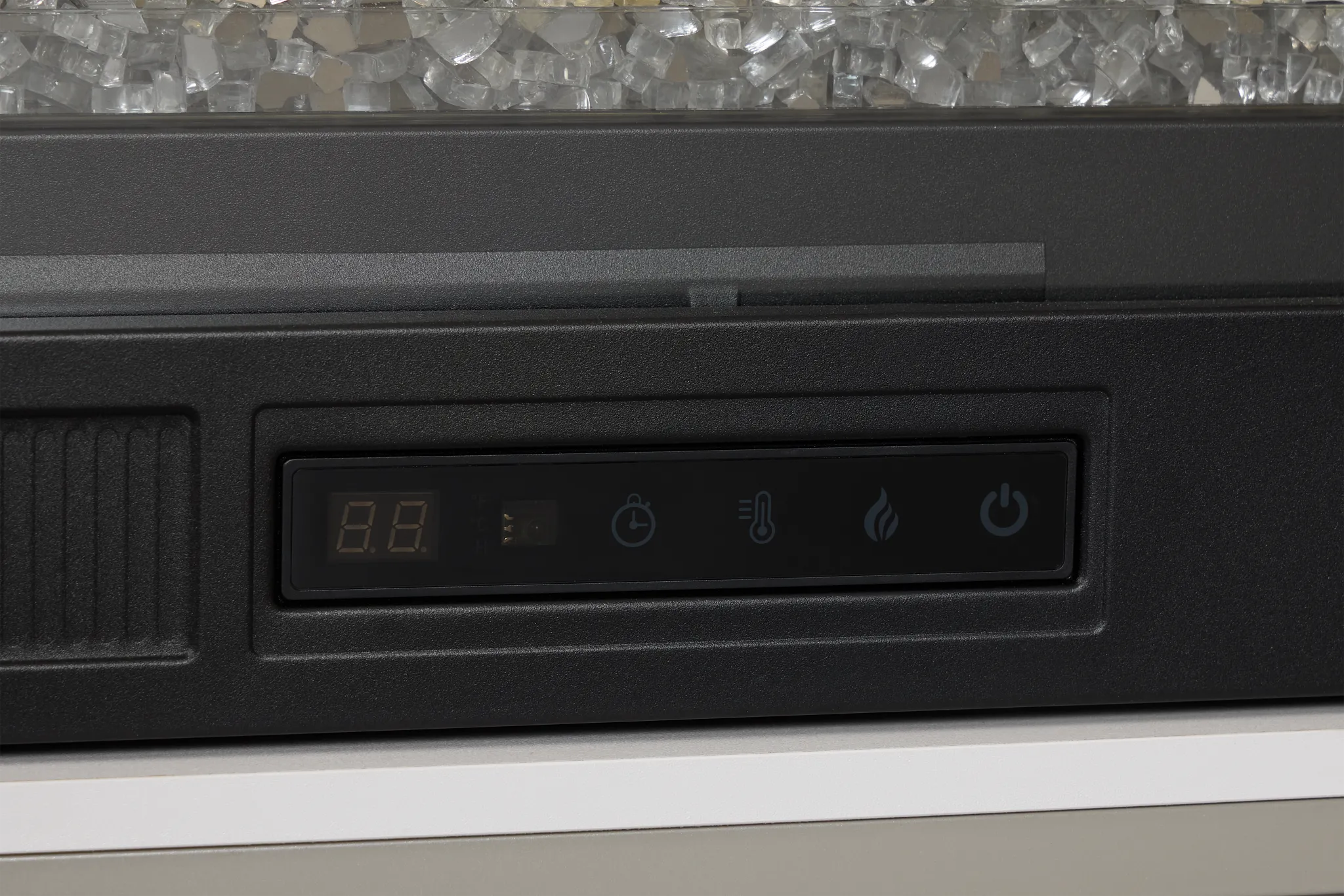 Weston White 76" Tv Stand With Fireplace Insert