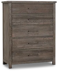 Salt Lake Gray 5-drawer Chest