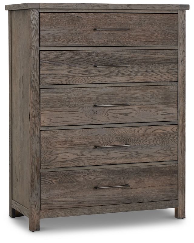 Salt Lake Gray 5-drawer Chest