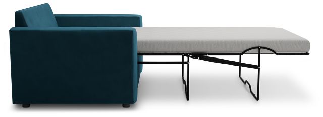 Siesta Joya Teal Fabric Memory Foam Sleeper