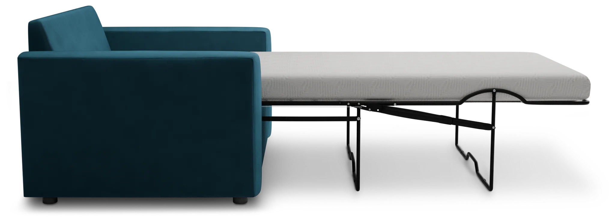 Siesta Joya Teal Fabric Memory Foam Sleeper