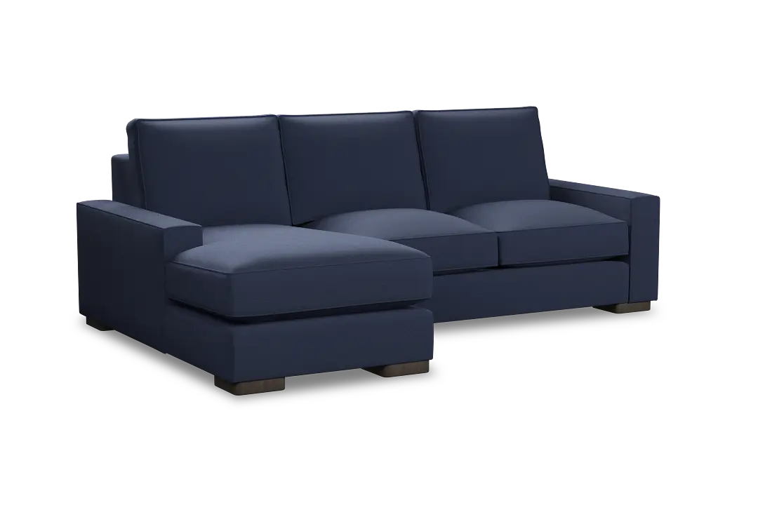 Edgewater Peyton Dark Blue Left Chaise Sectional Edgewater Peyton Dark Blue Left Chaise Sectional