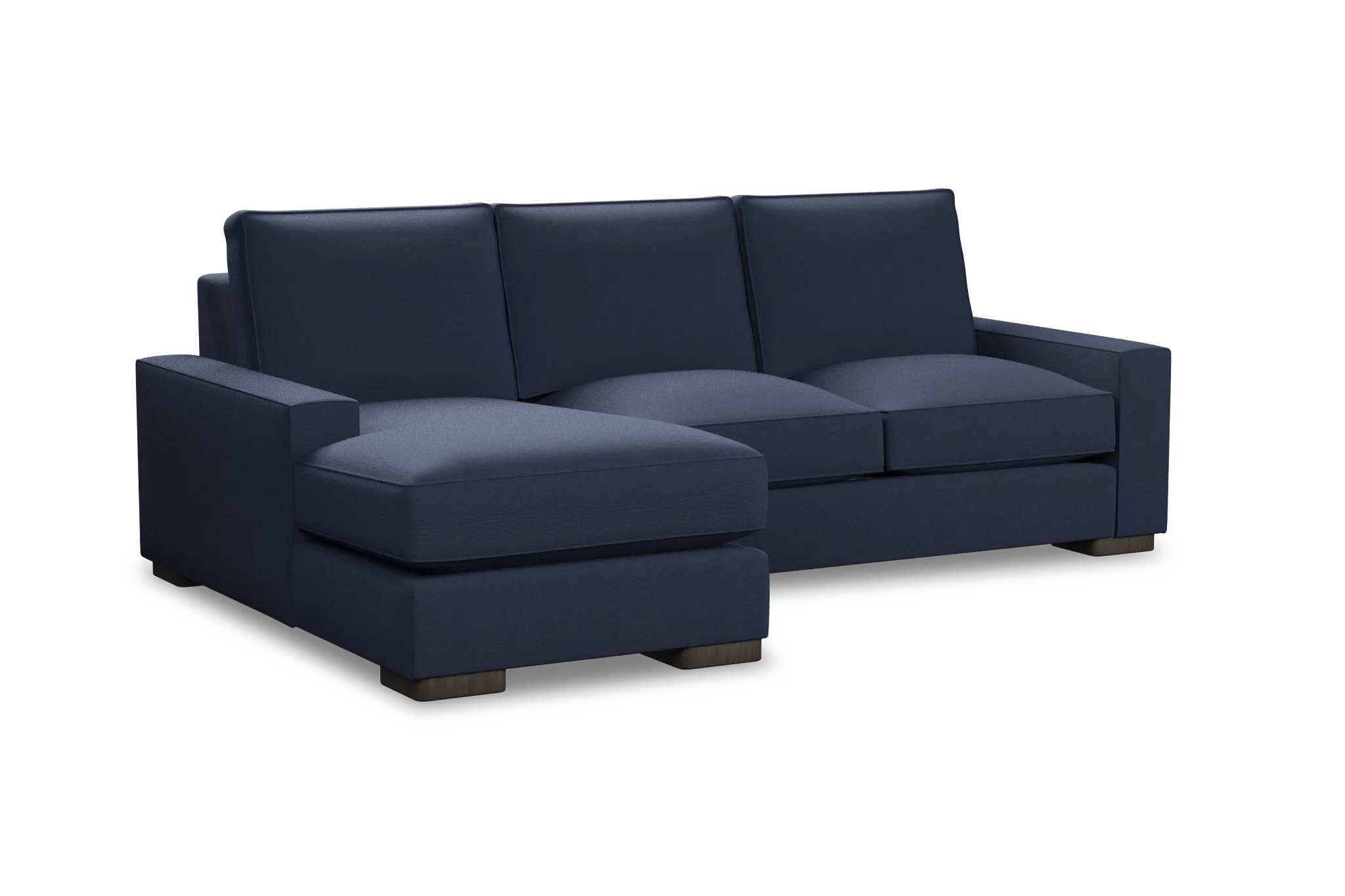 Edgewater Peyton Dark Blue Left Chaise Sectional