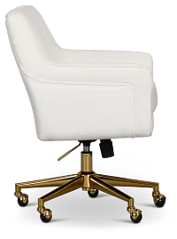 Grayden White Desk Chair