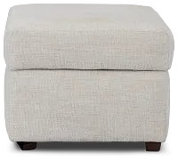 Davis Gray Micro Ottoman
