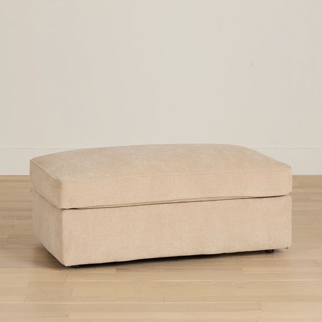 Siesta Elite Taupe Fabric Ottoman