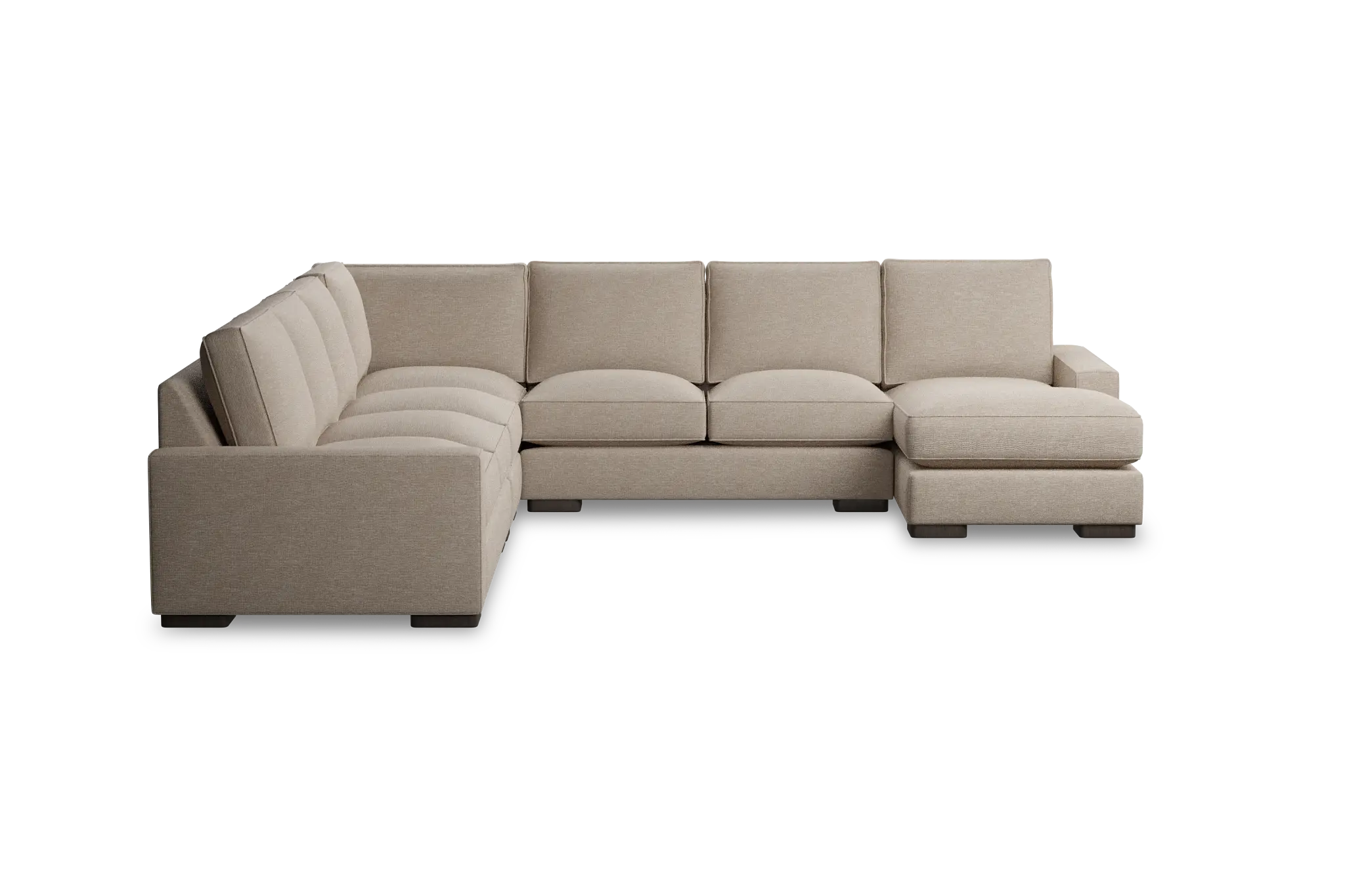 Edgewater Victory Taupe Large Right Chaise Sectional Edgewater Victory Taupe Large Right Chaise Sectional