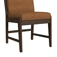 Lorean Brown Upholstered Side Chair