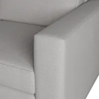 Citymod Light Gray Fabric Right Chair