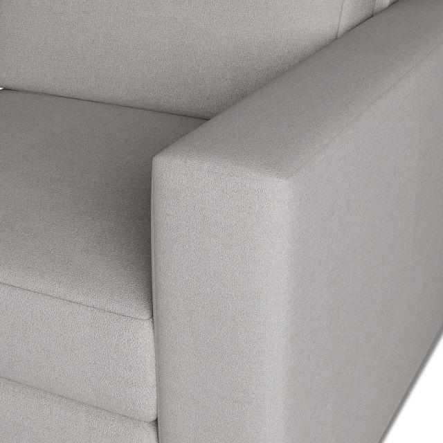 Citymod Light Gray Fabric Right Chair